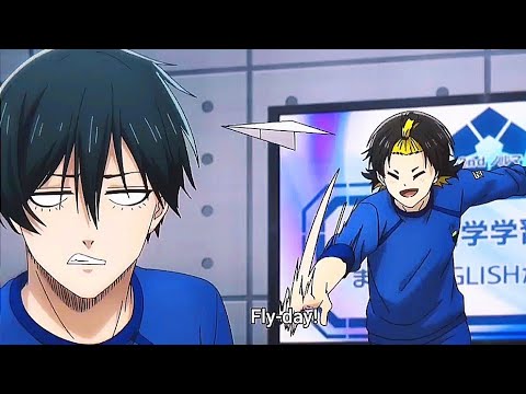 Bachira trying to speak English 笑 | Bluelock anime funny moment