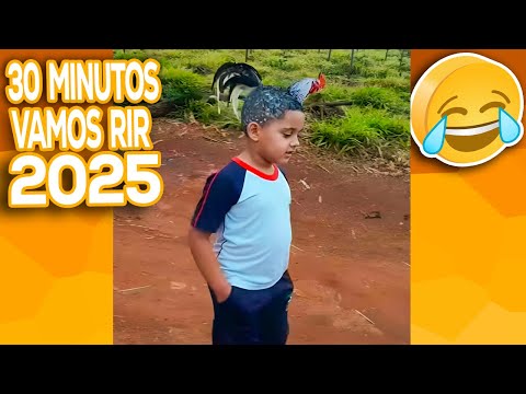 30 MINUTOS TENTE NÃO RIR 🤣 OS VÍDEOS ENGRAÇADOS de MEMES 2025 [VALE A PENA RIR DE NOVO] #2