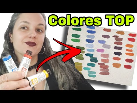 Cómo MEZCLAR los 7 COLORES básicos en ACUARELA para obtener COLORES TOP🔝