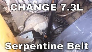 7.3L PSD - How To: Change a Serpentine Belt
