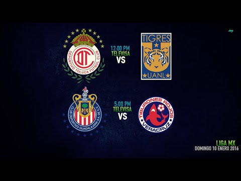 LIGA MX - DOMINGO - 10 ENERO 2016 -  HORARIOS