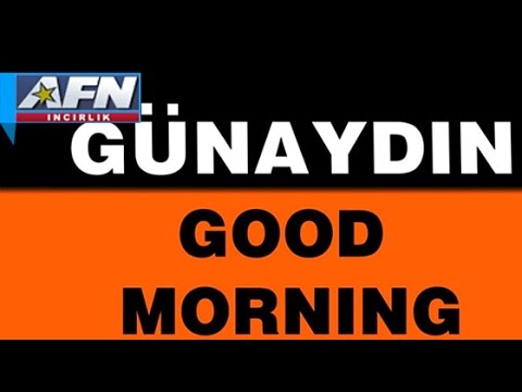 Türkçe 101 - Good Morning