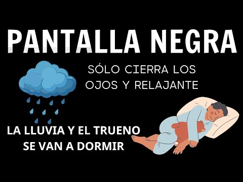 Heavy rain and Thunder FOR SLEEPING | Beat Insomnia Instantly - BLACK SCREEN 24H NO ADS SLEEP