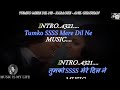 Tumko Mere Dil Ne Pukara Hai Karaoke With Scrolling Lyrics Eng हिंदी