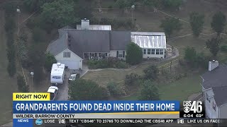Grandparents found dead inside their home in Winder
