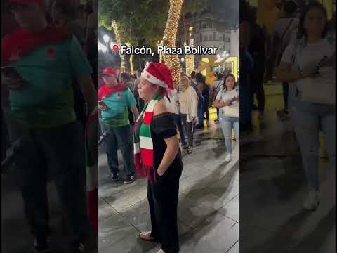 Así se ve la Navidad desde Falcón, Plaza Bolivar, #Venezuela