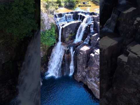 PIRANHAS GOIÁS, PROJETO VISÃO AÉREA - CACHOEIRA TRES TOMBOS.