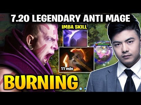 BURNING ANTI-MAGE GOD IN 7.20 - INCREDIBLE COUNTERSPELL NEW SKILL