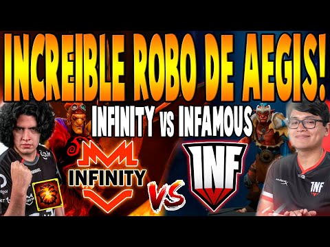 INFINITY vs INFAMOUS [BO3] - Increible ROBO de AEGIS! "LEO vs KOTARO" -  DPC SA TOUR 1 2023 DOTA 2