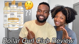 Couple tries Dollar Curl Club for the 1st time | Honest Review