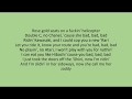 Young Thug Bad Bad Bad Ft Lil Baby Lyrics