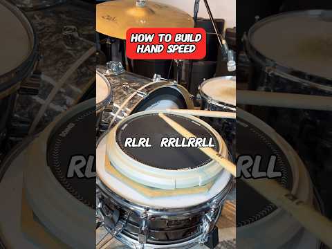 How to build HAND SPEED! (Secret to Faster Hands for Drummers) #drums #drummer  #percussion