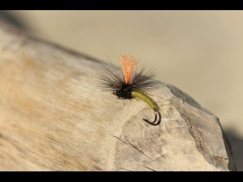 Tying Hi-viz Olive Klinkhamer with Hans C R Nielsen