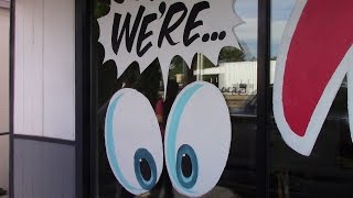 WINDOW PAINTING TUTORIAL # 109 Dream City