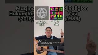 Download lagu Terdengar mirip gak sih ? 🎶 #marjinal #badreligion #punk mp3