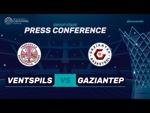 Ventspils v Gaziantep - Press Conference - Basketball Champions League