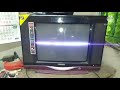 SAMSUN LOCAL 14 INCH CRT TV HORIZONTAL LINE VERTICAL PROBLEM REPAIR