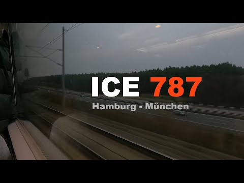 Mit dem ICE 1 von Hamburg nach München: ICE 787 Mitfahrt | Teil 2