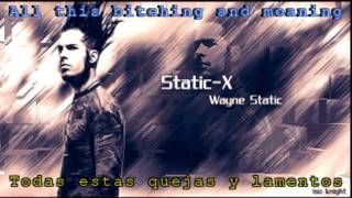 Wayne Static - Not meant for me (Sub español - lyrics)