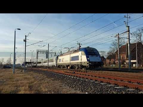 EC Wawel przelatuje 160km/h przez Malczyce.