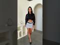 The Perfect Duo Our Portland Cropped Shirt Mini Skirt Fashion Beauty Style Outfit Shorts