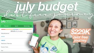 BUDGET WITH ME JULY 2022 | special update, emergency fund