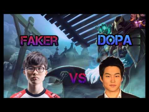 Faker  Vs Dopa (Apdo, Paclo)| Kr Solo Queue 2016 | 1v1 Montage, Highlights