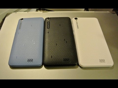 Unboxing Homtom Ht16 Android 6 White, Black and Blue