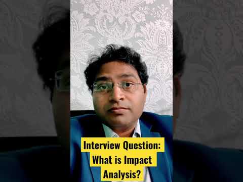 What is Impact Analysis in Software Testing Software Testing Interview Question shorts