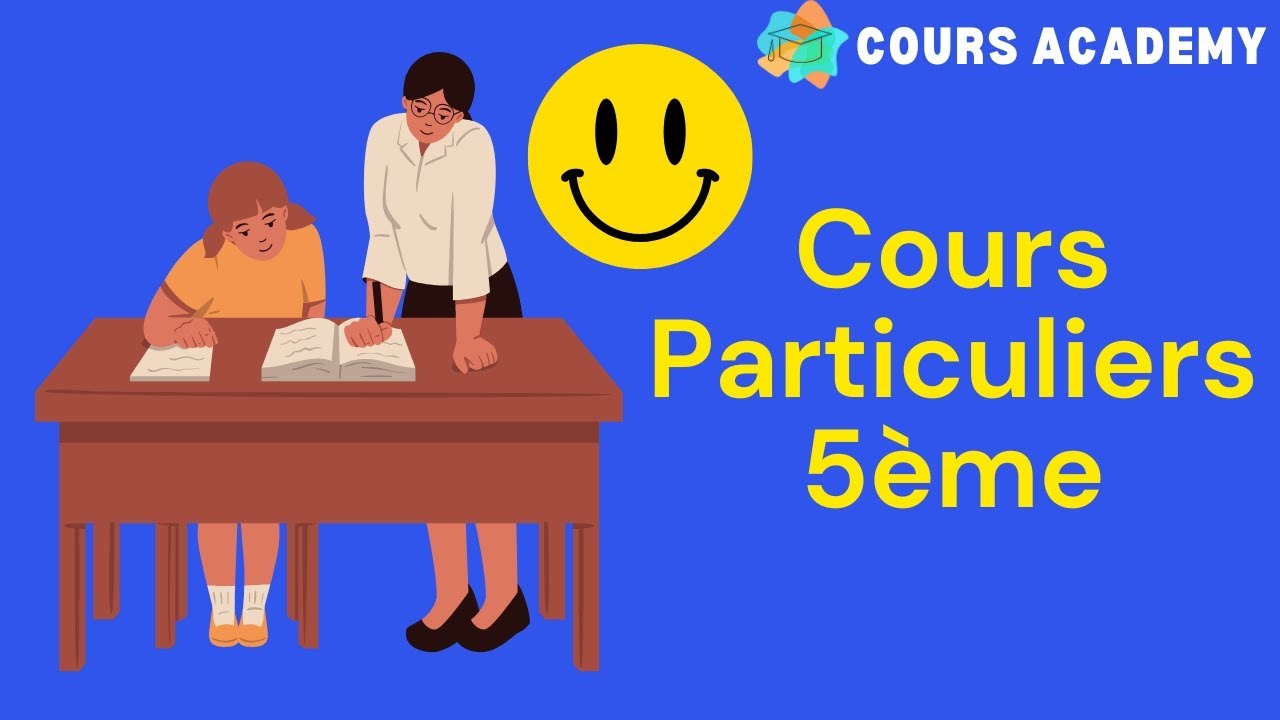 Les cours <span>particuliers cinquième</span>