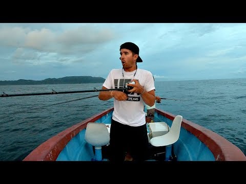 GIANT Ocean Fish DESTROYS Topwater at the Boat!!