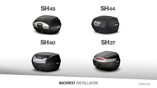 SHAD Vrchní kufr na motorku SH40 cargo černá