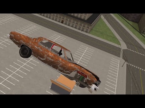 Police Chase in Demolition Derby 3 (White Lightning car kinda)