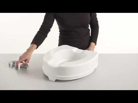 Сиденье на унитаз King высокая насадка 15 см Насадка стационарных унитазов анатомической формы Для пожилых - фото 1 - id-p2051567467