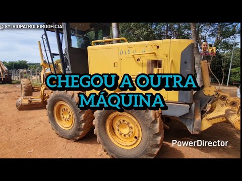 CHEGOU A OUTRA MÁQUINA / Motoniveladora grader komatsu niveleuse patrola operador 