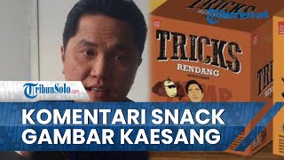 Respons Erick Thohir terkait Snack Viral Bergambar Kaesang: Tak Permasalahkan Asal Tidak Ada KKN
