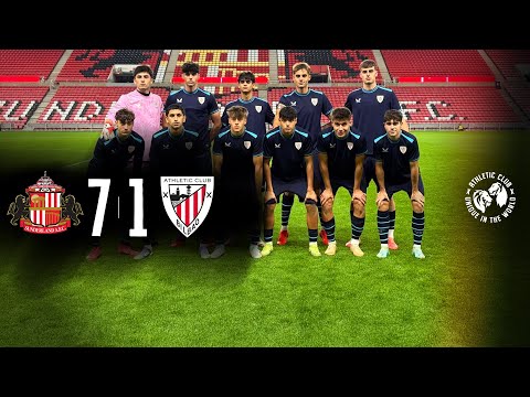 Imagen de portada del video ⚽ Resumen I Sunderland AFC 7-1 Athletic Club I Laburpena I Premier League International Cup 25-26 J3