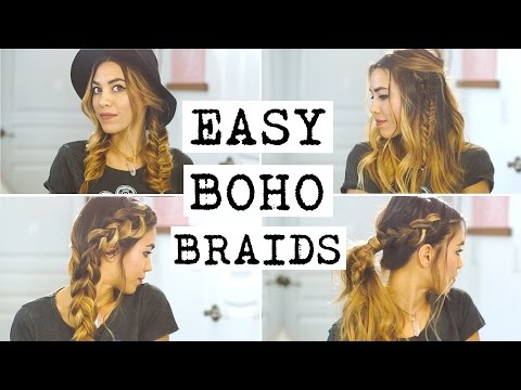 4 Easy Boho Braid Hairstyles