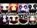 50 PUPPET JUMPSCARES Marionette In FNAF Fangames