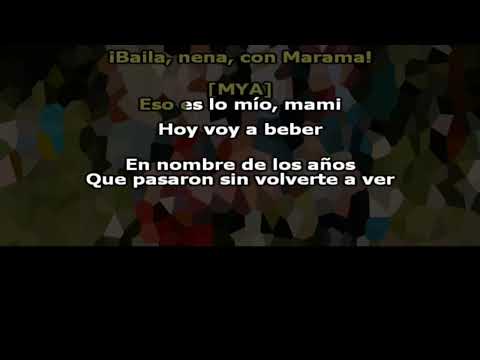Marama - Bronceado Remix - ft. MYA, Robleis (Karaoke)