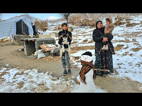 Der Schnee in den Bergen wird immer dichter | Eine Mutter trotzt dem Winter
