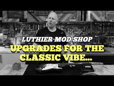 Modding my Squier Classic Vibe....Where's this headed?