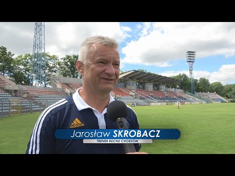 Trener Jarosław Skrobacz po sparingu Odra Opole 0-0 Ruch Chorzów (10.07.2021 r.)