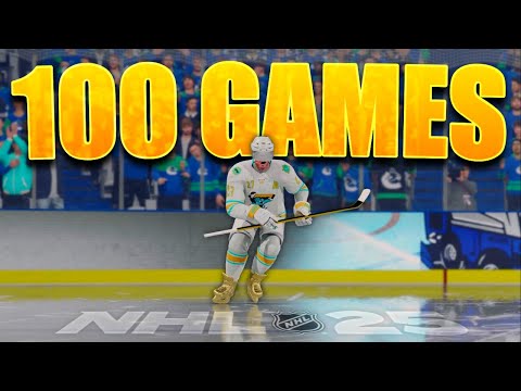 I Played 100 Games of NHL 25 World of Chel... here's what happened!