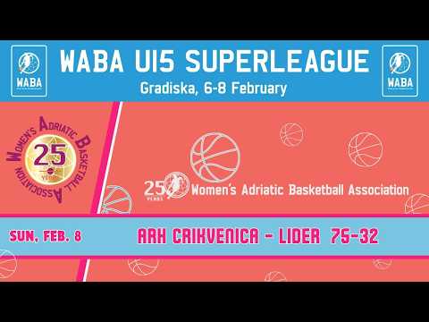 025-26 WABA U15 Superleague: Arx Crikvenica-Lider 75-32 (08/02)