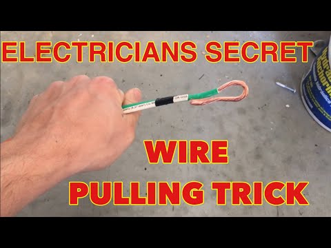 Electrical Wire pulling secret string move