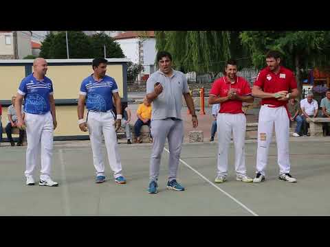 Partidos de pelota a mano en El Milano por las fiestas de San Antonio