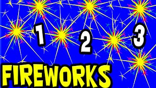Count Fireworks for Kids | July 4th | Counting for Kids | 1 to 10 | Kid's Holiday | Kid's Counting