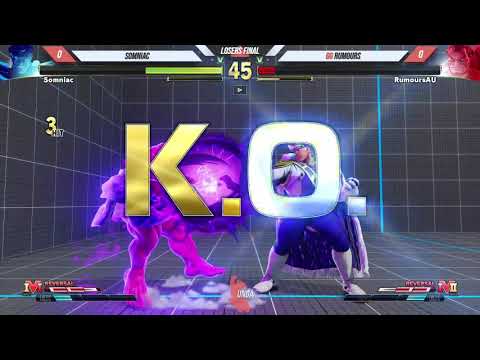 Somniac (M.Bison) vs GG | Rumours (E.Honda) // SFV:S4 // Finals - Losers Final