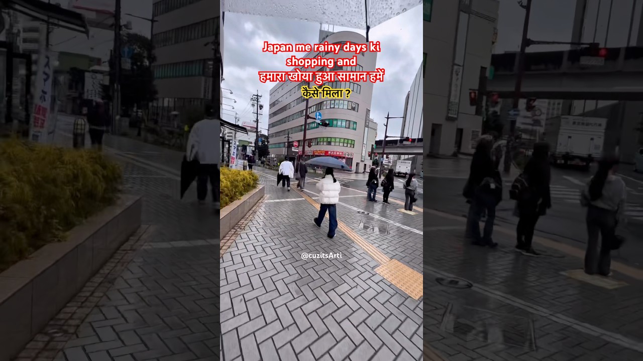 Shopping in rainy days in Japan🇯🇵☔️ #japan #shopping  #lostandfound ​⁠#baggingmachine @CuzitsArti